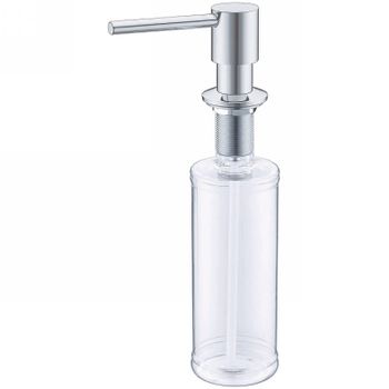 Дозатор для моющего средства Alveus Plum Chr 1135811 Хром — фото 1, Дозаторы для кухонных моек