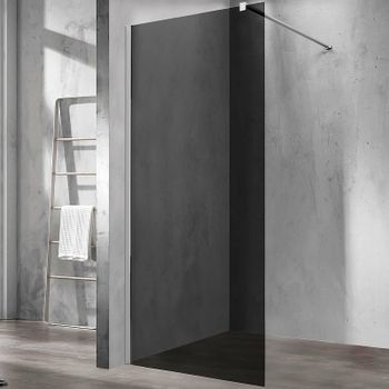 Душевая перегородка Vincea Walk-In 110 VSW-1H110CG профиль Хром стекло тонированное — фото 1, Душевые перегородки