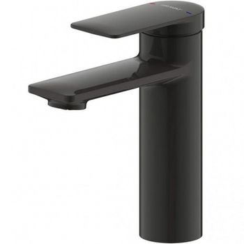 Смеситель для раковины Bravat Eddie F1369402BW-ENG Черный матовый — фото 1, Смесители для раковины