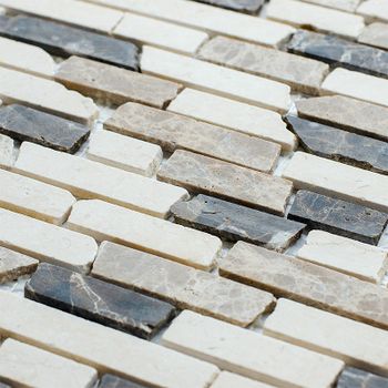 Керамическая мозаика StarMosaic Wild Stone Broken Mix JMST054 30,5x30,5 см — фото 2, Мозаика