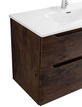 Тумба под раковину BelBagno Etna-H60 90 ETNA-H60-900-2C-SO-RW-P подвесная Rovere Moro — фото 6, Тумбы под раковину