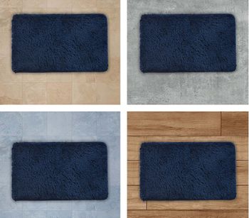 Коврик для ванной комнаты Iddis Decor 50х80 D17M580i12 Темно-синий — фото 9, Коврики для ванной комнаты