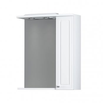 Зеркало со шкафом Damixa RedBlu Palace One 60 M41MPR0601WG с подсветкой Белый — фото 4, Зеркальные шкафы в ванную