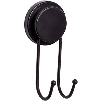 Двойной крючок Fixsen Magic Black FX-45005A Черный матовый — фото 1, Крючки для полотенец