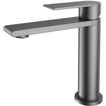 Смеситель для раковины Vincea Vogue (SS) VBF-2VS1GM Вороненая сталь — фото 1, Смесители для раковины