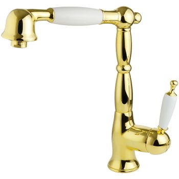 Смеситель для кухни Migliore Oxford 18276 Золото — фото 1, Смесители для кухни