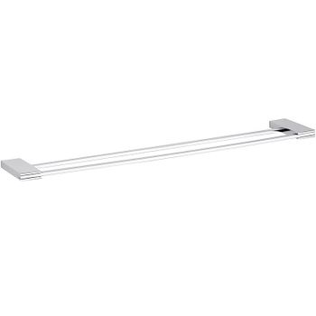 Полотенцедержатель Remer Flat FT33CR двойной Хром — фото 1, Полотенцедержатели