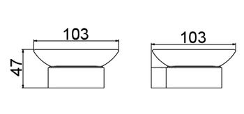 Мыльница Timo Selene 14022/03 Черный — фото 3, Мыльницы