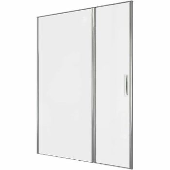 Душевая дверь Allen Brau Priority 160 3.31037.00 профиль Хром стекло прозрачное — фото 1, Распашные душевые двери