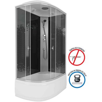 Душевая кабина Niagara Eco NG-7510-14R 120х80 без гидромассажа — фото 2, Душевые кабины