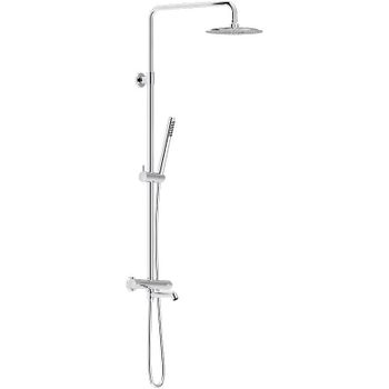Душевая система Damixa Scandinavian Pure 936810000 с термостатом Хром — фото 1, Душевые стойки