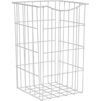 Корзина для белья Bellezza 4695104080018 Белый муар — фото 1, Корзины для белья