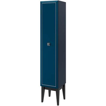 Шкаф пенал Caprigo Metropol 35 13750.30R-061.CRM.00.20/020.05 Синий матовый — фото 1, Пеналы для ванной комнаты