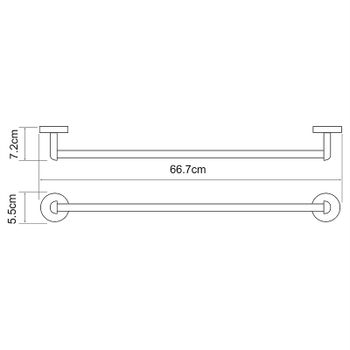 Полотенцедержатель WasserKRAFT Rhein K-6230 Хром — фото 4, Полотенцедержатели