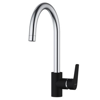 Смеситель для кухни Damixa RedBlu 790720000 Черный Хром — фото 4, Смесители для кухни