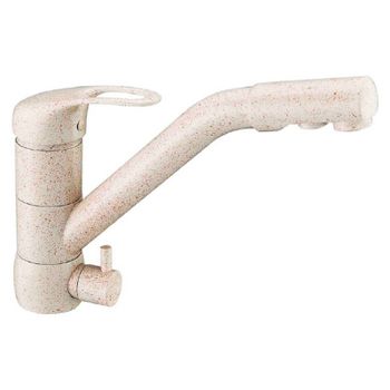 Смеситель для кухни ZorG Clean Water ZR 400 KF-12 КВАРЦ Кварц — фото 1, Смесители для кухни