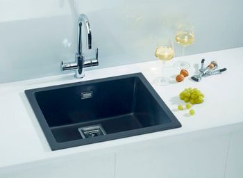 Кухонная мойка Alveus Granital+ Quadrix 50 Arctic G11 560x460x200 1128394 Белая — фото 2, Кухонные мойки