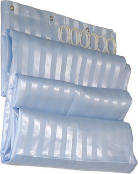 Штора для ванны Haiba HB74003 Синяя — фото 2, Шторы для ванной