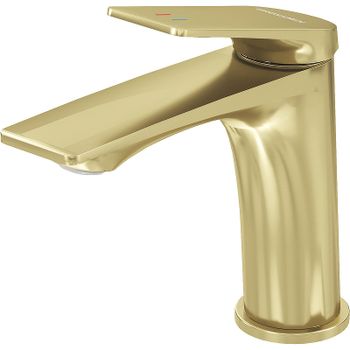 Смеситель для раковины Grossman Galaxy 510.K35.01.320 Золото брашированное — фото 1, Смесители для раковины