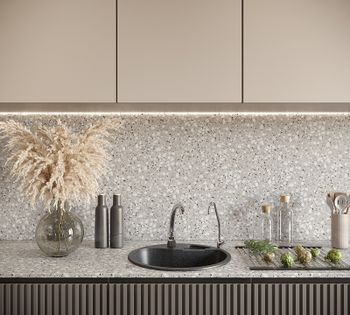 Кухонная мойка Domaci Бьелла DMC-08K GWS-08K-308 Черная — фото 2, Кухонные мойки