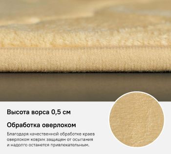 Коврик для ванной комнаты Iddis Basic 50х80 B21P580i12 Желтый — фото 6, Коврики для ванной комнаты