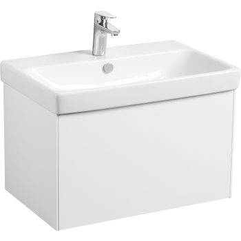 Тумба под раковину Aquaton Асти 70 1A263001AX2B0 подвесная Белая — фото 1, Тумбы под раковину