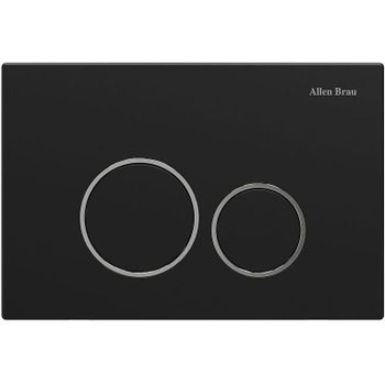 Клавиша смыва Allen Brau Priority 9.20001.31 Черная матовая — фото 1, Кнопки смыва