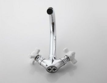 Смеситель для раковины Frap H18 F1318 Хром — фото 2, Смесители для раковины