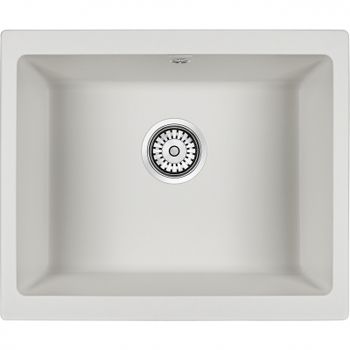 Кухонная мойка Paulmark Gera 60 PM205546-WH Белая — фото 1, Кухонные мойки