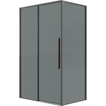 Душевой уголок Grossman Galaxy 100х70 120.K33.01.1070.42.10 профиль Графит сатин стекло тонированное — фото 5, Прямоугольные душевые уголки