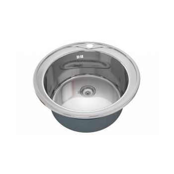 Кухонная мойка ZorG Rx ZR-510/205 Матовый хром — фото 1, Кухонные мойки