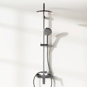 Душевая система Damixa Jupiter 977710000 Хром — фото 3, Душевые стойки