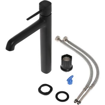 Смеситель для раковины Orange Karl M05-121b Черный — фото 5, Смесители для раковины