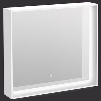 Зеркало Cersanit Louna 80 SP-LU-LOU80-Os с подсветкой Белое с сенсорным выключателем — фото 6, Зеркала в ванную комнату