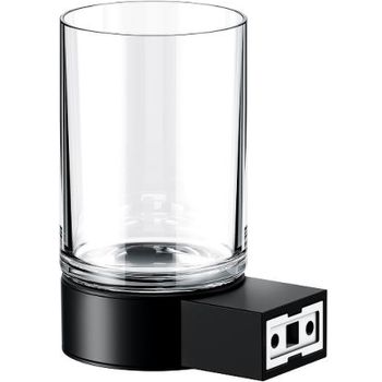 Стакан для зубных щеток Keuco Plan 14950 379000 Черный матовый — фото 2, Стаканы для зубных щеток