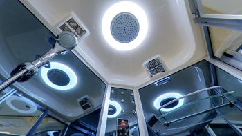 Душевая кабина Timo Standart 110x85 T-1110R с гидромассажем — фото 4, Душевые кабины