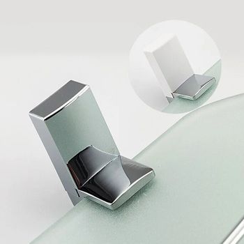 Стеклянная полка Frap F18 F1807 Хром — фото 5, Полки для ванной и душа