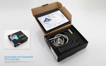 Смеситель для раковины Gappo G50 G1050 Черный матовый — фото 13, Смесители для раковины