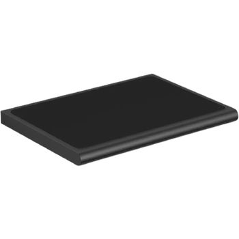 Полка Langberger Black Edition 38051F-BP Черная матовая — фото 1, Полки для ванной и душа