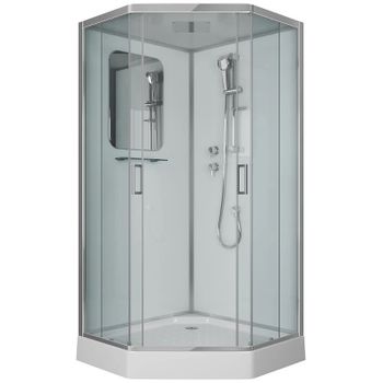 Душевая кабина Niagara Premium 100x100 NG-6002-01D без гидромассажа — фото 1, Душевые кабины