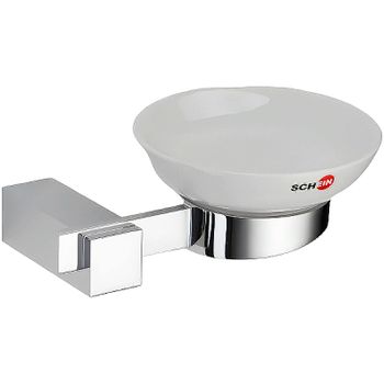 Мыльница Schein Durer 262C-R Белая Хром — фото 1, Мыльницы
