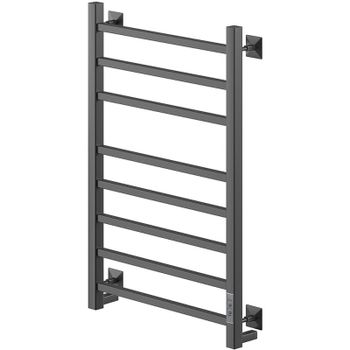 Электрический полотенцесушитель Ника Step-2 80/50 U Черный матовый — фото 1, Электрические полотенцесушители