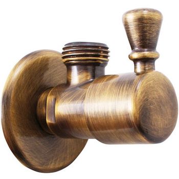 Запорный вентиль Rav Slezak ROH001SM Бронза — фото 1, Комплектующие для душевого оборудования