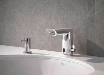 Смеситель для раковины Grohe BauCosmopolitan E 36451000 Хром — фото 5, Смесители для раковины