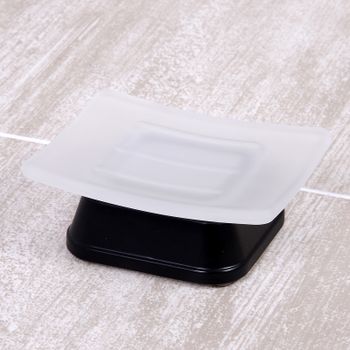 Товар: Мыльница WasserKRAFT Amper Black K-5429B Черная матовая - фото 2 Мыльница WasserKRAFT Amper Black K-5429B Черная матовая — фото 2, Мыльницы