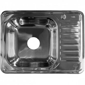 Кухонная мойка Iddis Basic 65 BAS65PLi77 Полированный хром — фото 1, Кухонные мойки