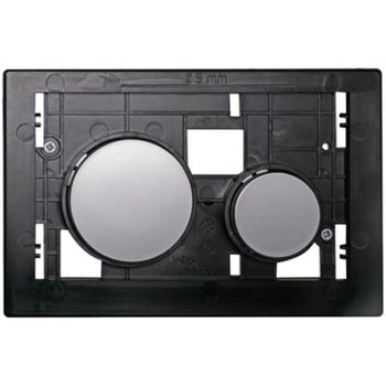 Клавиша смыва Tece Loop Modular 9240666 для унитаза без лицевой панели Хром глянцевый — фото 1, Кнопки смыва
