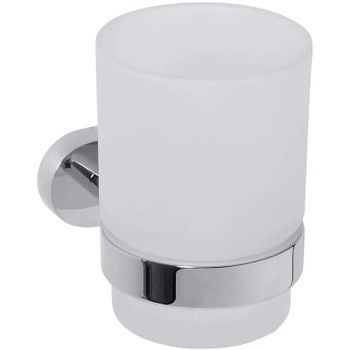 Стакан для зубных щеток Bemeta Oval 118410011 Хром — фото 1, Стаканы для зубных щеток