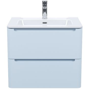 Тумба с раковиной Iddis Edifice 60 EDI60B0i95K подвесная Голубая — фото 1, Тумбы с раковиной