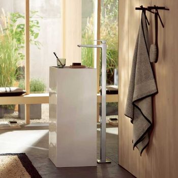 Смеситель для раковины Hansgrohe Metropol 74530000 Хром — фото 3, Смесители напольные